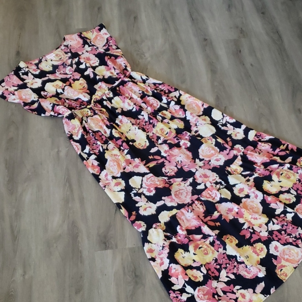 Isabel Maternity Floral Dress